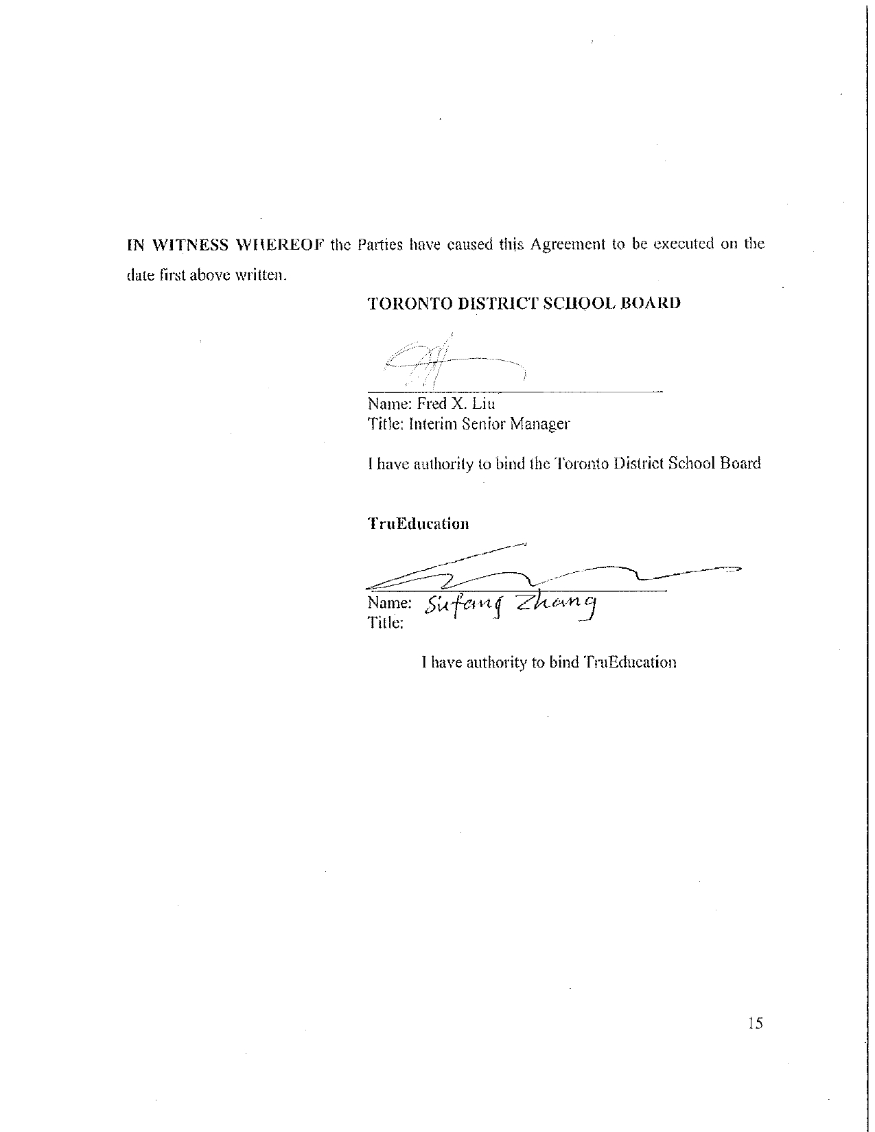 Toronto School Check